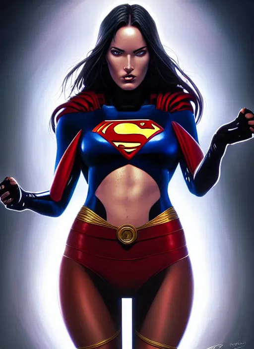 symmetry!! gantz portrait of megan fox as super girl, | Stable Diffusion |  OpenArt