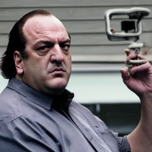 Prompt: Tony Soprano on Breaking Bad