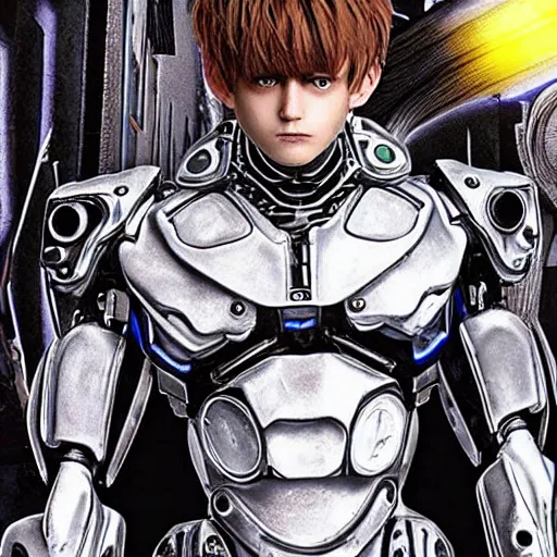 Image similar to genos cyborg real photo