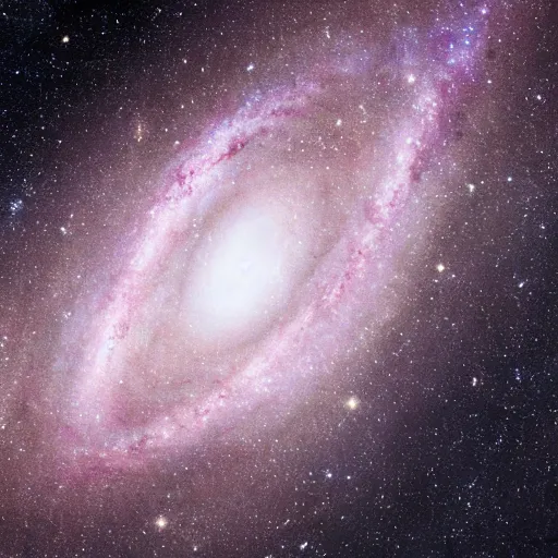 Prompt: a photo of an impossible galaxy