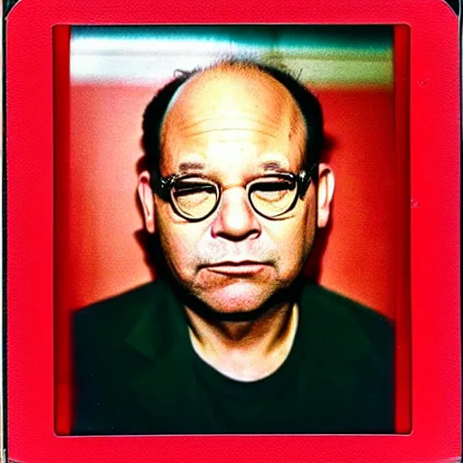 Prompt: polaroid of george costanza wearing chinese communist clothing, colored, taschen, award - winning, by nan goldin