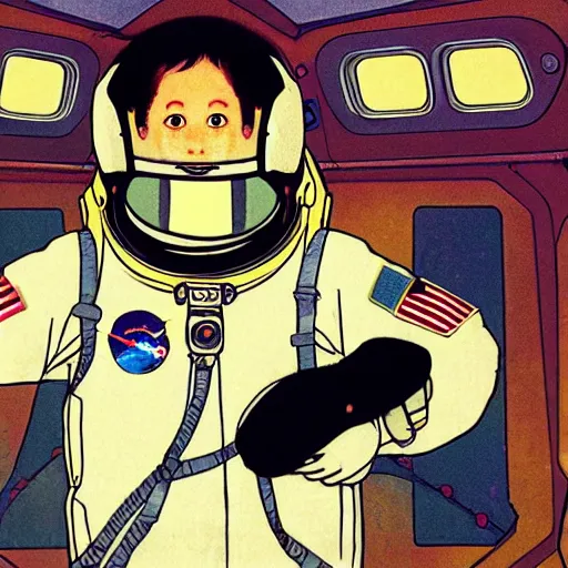 Prompt: a corgi cosmonaut in space, heroic, inspiring, cinematic, highly detailed digital illustration, anime, colorful, intricate, satoshi kon