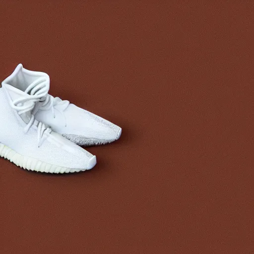 Image similar to a sneaker, casual, yeezy, puma, balenciaga, award - winning photo, 4 k, white background, sharp focus, high key lighting