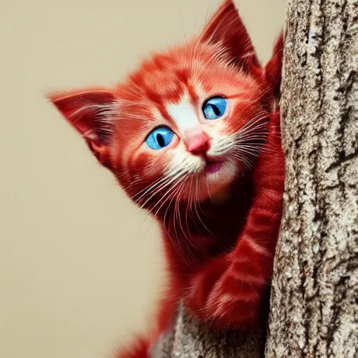 Image similar to adorable crimson kitten