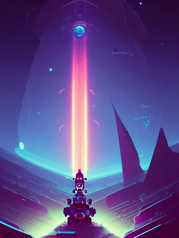 Prompt: robotic expedition of star birth by christopher balaskas and anton fadeev and dan mumford and beeple and norman rockwell, asymmetrical!!, asymmetry!!, hyperrealistic, solarpunk, high contrast, intricate details, ultra detailed, space, nebula, sharp focus, astronomy, science, crisp edges, sharp edges, hdr, mist, reflections