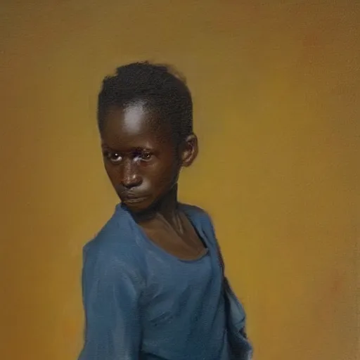 Prompt: a painting of a lantina girl by Lynette Yiadom-Boakye . details, smooth, sharp focus, illustration, realistic, cinematic, artstation, award winning, rgb , unreal engine, octane render, cinematic light, macro, depth of field, blur, red light and clouds from the back, highly detailed epic cinematic concept art CG render made in Maya, Blender and Photoshop, octane render, excellent composition, dynamic dramatic cinematic lighting, aesthetic, very inspirational, arthouse.