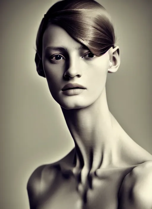 Prompt: portrait photography of a beautiful woman britt marling style 3/4 by Paolo Roversi, natural color skin, complex 3d render ultra detailed of a beautiful woman, bust with a beautiful neck, anatomical full body dressed in white voile, blond hair in intricate fashion hair style, analog, 150 mm lens, beautiful dramatic outdoor soft light, soft blur outdoor background, elegant, hyper realistic, ultra detailed, octane render, volumetric lighting, 8k post production
