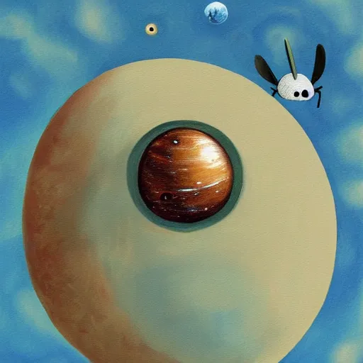 Prompt: painting of space ship in orbit around a planet, detailed, egg, colorful, shell, carapace, insect, bug, beatle, hollow knight