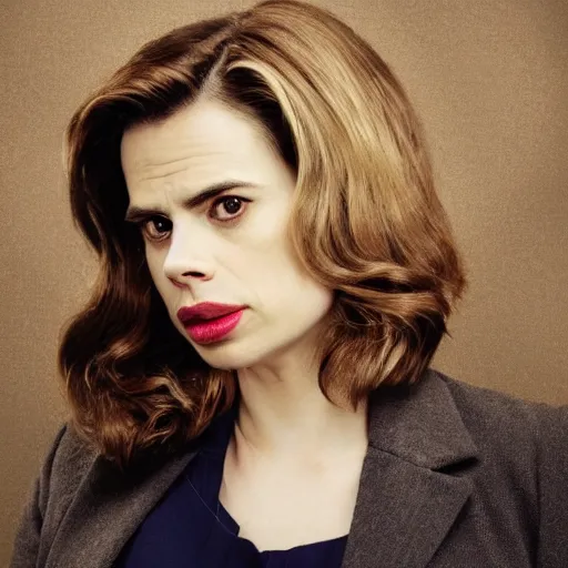 Image similar to a beautiful full body photograph of hayley atwell as the doctor from doctor who, symmetrical face, extreme realism and detail, 8 k, completely framed, direct lighting, 3 5 mm photo, photorealistic, sharp focus