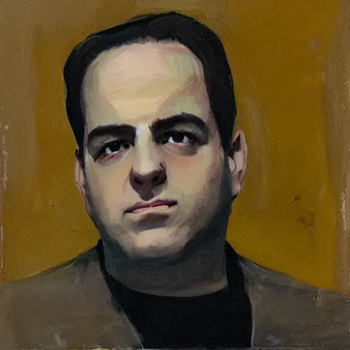 Prompt: Portrait of Paulie Walntus form the sopranos