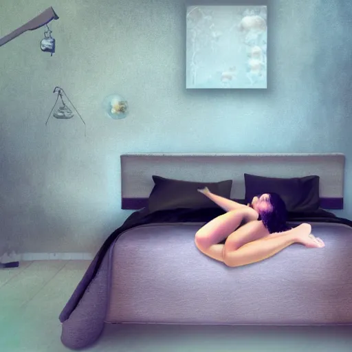 Image similar to Lucid Dreaming, photorealistic