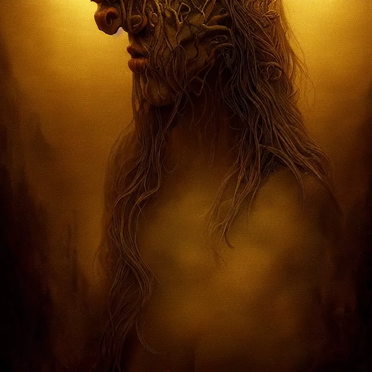 Image similar to epic professional digital art of 😋 👀, faint golden moody atmospheric lighting, painted, intricate, detailed, detailed, foreboding, by leesha hannigan, wayne haag, reyna rochin, ignacio fernandez rios, mark ryden, iris van herpen,, epic, stunning, gorgeous, much wow, cinematic, masterpiece.