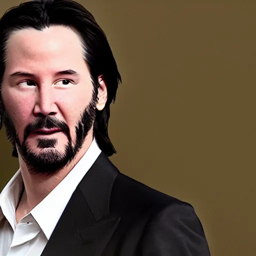 Prompt: mosaic style icon of keanu reeves. light rays. bokeh