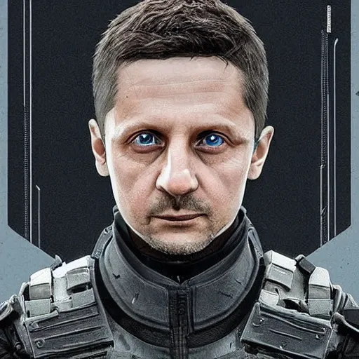 Prompt: Volodymyr Zelensky as death stranding main character, poster, 3d, hyperdetailed, symmetrical