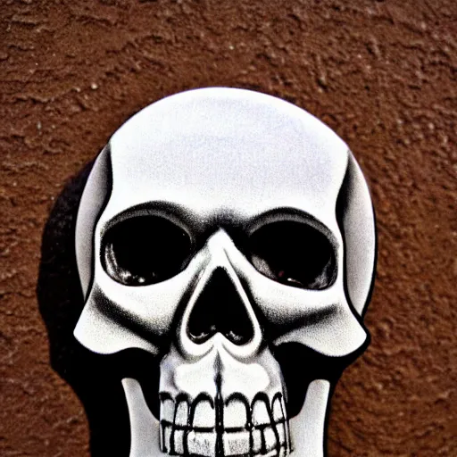 Skull Stack 8 Airbrush Stencil Template 