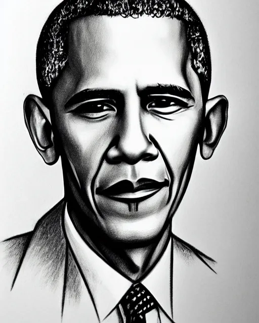 Barack Obama portrait pencil sketch  Stable Diffusion  OpenArt