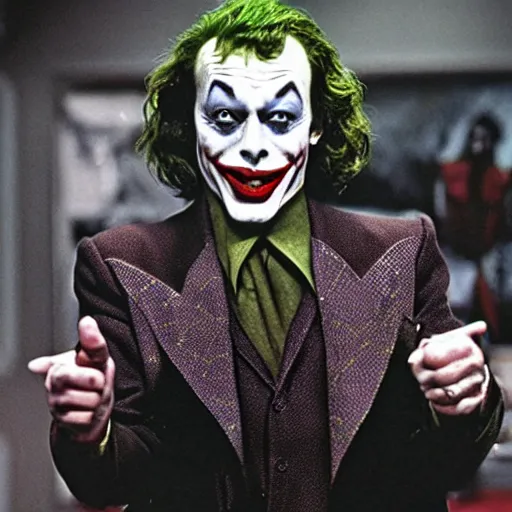 Prompt: Tim Curry as the joker