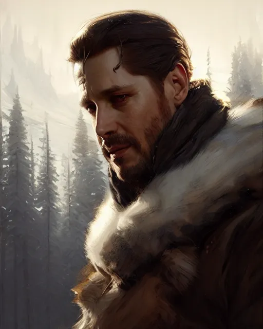 Image similar to the king in the north | | realistic shaded, fine details, realistic shaded lighting painting by greg rutkowski, diego gisbert llorens, magali villeneuve, artgerm, jeremy lipkin, michael garmash, rob rey