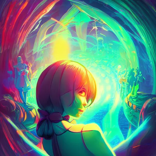 Image similar to skill magic deepdream radiating a glowing aura stuff loot legends stylized digital illustration video game icon artstation lois van baarle, ilya kuvshinov, rossdraws,