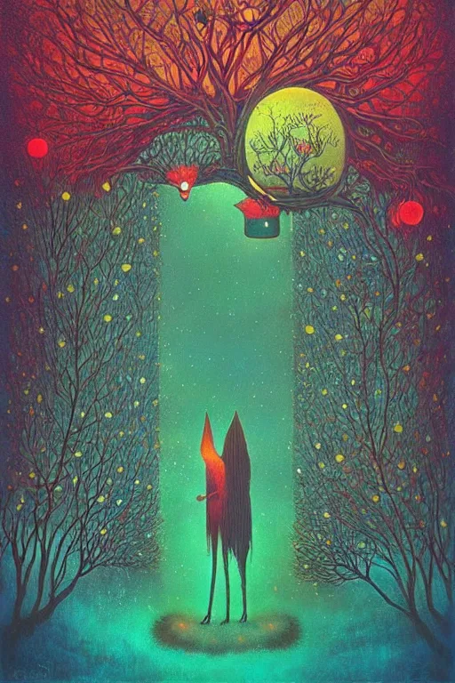 Image similar to surreal hybrid animals, nostalgia for a fairytale, magic realism, flowerpunk, mysterious, vivid colors, by andy kehoe