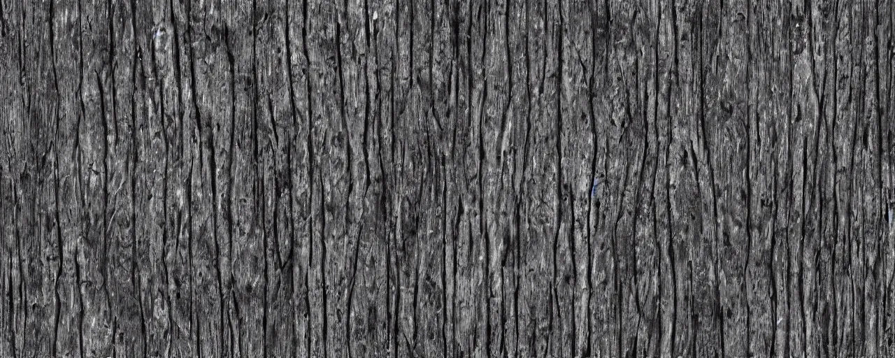 Prompt: 2d aged and worn horizontal woodgrain, black and white detailed photorealistic texture