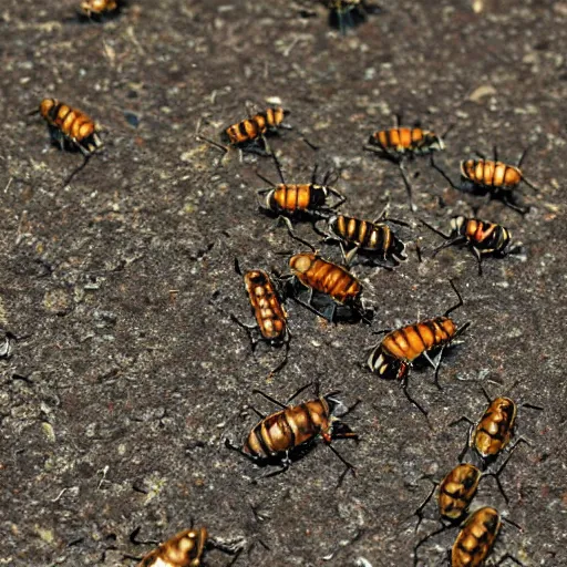 Prompt: bro these insects are making me hallucinate by burrowing into the floor