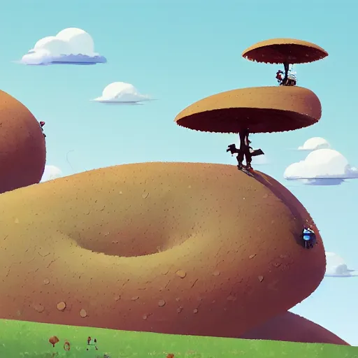 Image similar to Side view of an anthill with all its city zones, ilustration art by Goro Fujita