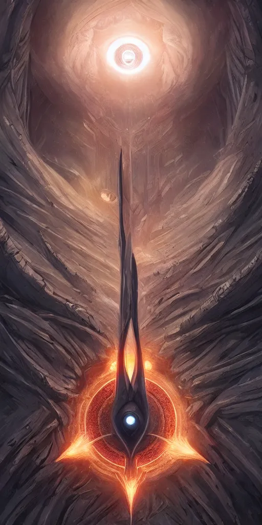 Prompt: symmetry!! the eye of sauron in heaven, highly detailed, perfect lighting, perfect composition, 4 k, artgerm, derek zabrocki, greg rutkowski