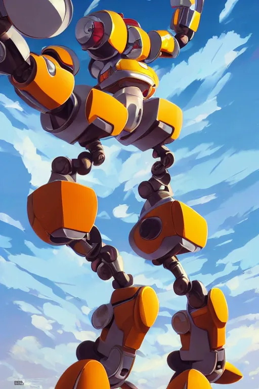 Image similar to metabots medabots medarotto medarot robot minimalist comics, behance hd by jesper ejsing, by rhads, makoto shinkai and lois van baarle, ilya kuvshinov, rossdraws global illumination ray tracing hdr radiating a glowing aura