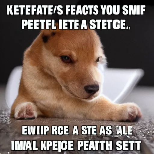 Prompt: Keffals saying you're a piece of shit to an actual piece of shit