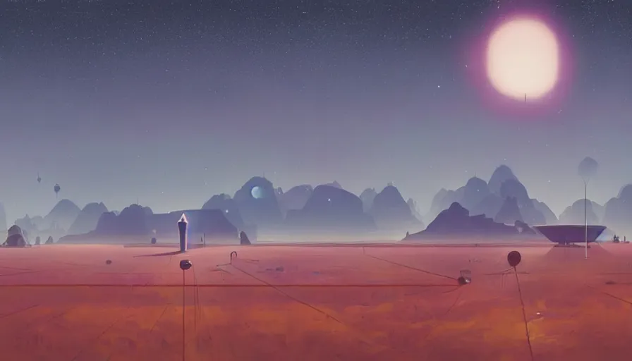 Image similar to hexagon floating in space, blocking sun, earth in foreground, simon stalenhag