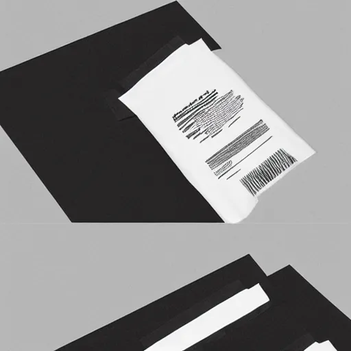 Prompt: stationary for industrial plastic bag company called wang, modern, trending on behance