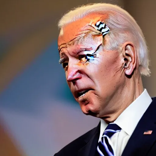 Prompt: Joe Biden in women's clothes