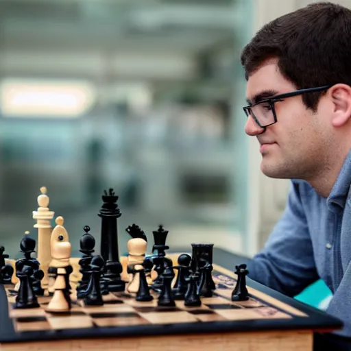 Consummate Focused Chess Player In Glasses Thinking On Next Move Stock  Photo - Download Image Now - iStock