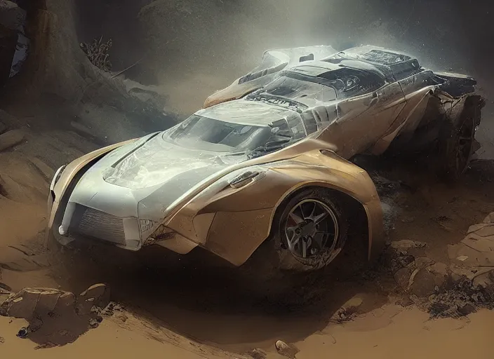 Image similar to a beautiful concept design of an old car converted into offroad sport. car design by cory loftis, fenghua zhong, ryohei hase, ismail inceoglu and ruan jia, henrik fisker and bruce kaiser and scott robertson and dmitry mazurkevich and doruk erdem and jon sibal, volumetric light.