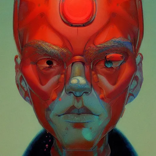 Image similar to prompt : soviet doomer portrait soft light painted by james jean and katsuhiro otomo and erik jones, inspired by akira anime, smooth face feature, intricate oil painting, high detail illustration, sharp high detail, manga and anime 1 9 9 9