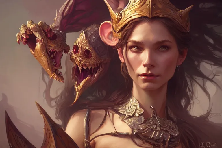 Image similar to photography of goblin, deep focus, d & d, fantasy, intricate, elegant, highly detailed, digital painting, artstation, concept art, matte, sharp focus, illustration, hearthstone, art by artgerm and greg rutkowski and alphonse mucha