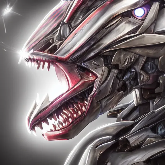 Image similar to close up mawshot of a perfect elegant beautiful stunning anthropomorphic hot female robot mecha dragon, with sleek silver metal armor, glowing OLED visor, looking the camera, eating camera pov, open dragon maw being highly detailed and living, pov camera looking into the maw, food pov, micro pov, prey pov, vore, dragon vore, digital art, pov furry art, anthro art, furry, warframe art, high quality, 8k 3D realistic, dragon mawshot art, maw art, macro art, micro art, dragon art, Furaffinity, Deviantart, Eka's Portal, G6