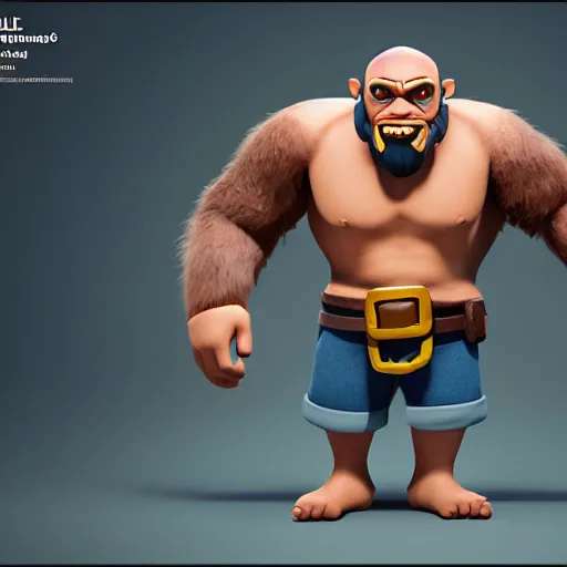 Image similar to royale monkey, clash royale, concept art, octane render, unreal engine 5, highly detailed, high quality, 8 k, soft lighting, realistic face, path traced