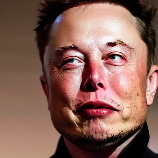 Prompt: Elon Musk crying