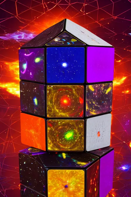 LED Acrobatic Cube - Sacred Flow Art