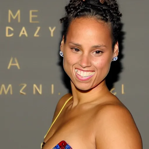 Image similar to alicia keys drunk