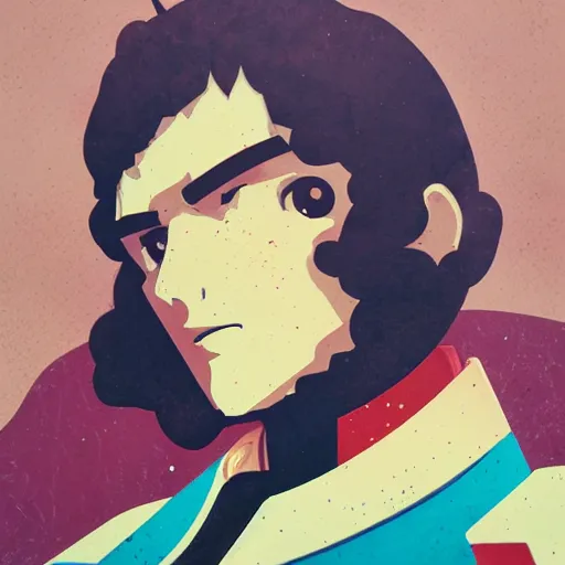 Prompt: Gundam profile picture by Sachin Teng, asymmetrical, Organic Painting , Matte Painting, geometric shapes, hard edges, graffiti, street art:2 by Sachin Teng:4