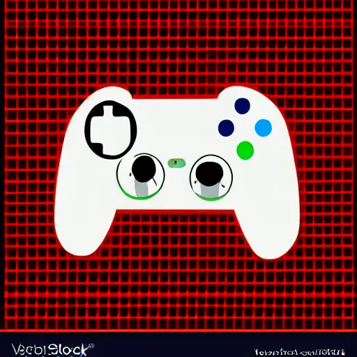 Prompt: controller icon vector