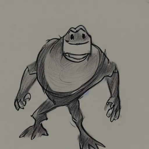 Image similar to milt kahl sketch of cecil turtle