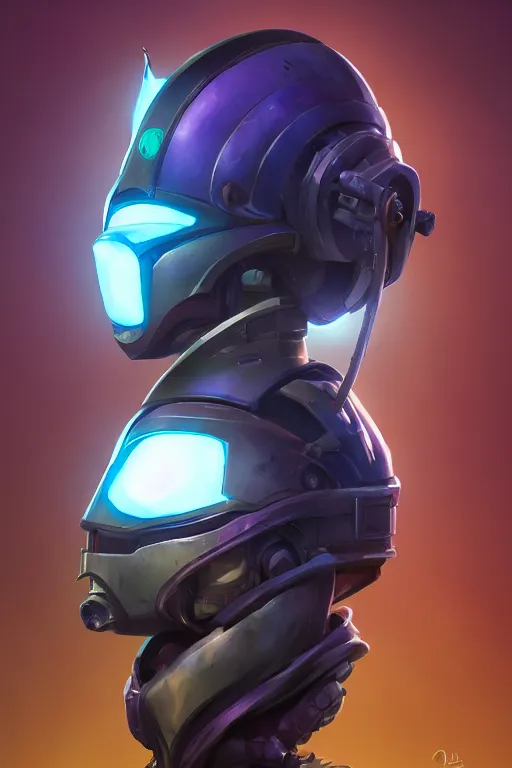 Image similar to epic mask helmet robot ninja portrait stylized as fornite style game design fanart by concept artist gervasio canda, behance hd by jesper ejsing, by rhads, makoto shinkai and lois van baarle, ilya kuvshinov, rossdraws global illumination radiating a glowing aura global illumination ray tracing hdr render in unreal engine 5