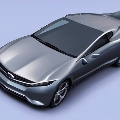 Prompt: Smooth car, designed by Apple Software