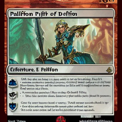 Prompt: Elf Paladin Oath of Devotion, token with a round border, Dungeons and Dragons