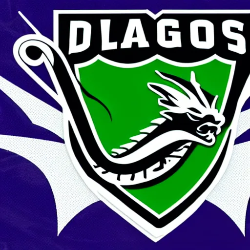 Image similar to the dragon flys NFL team logo 4k