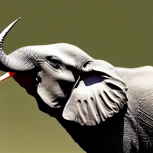 Image similar to a hummingbird - elephant - hybrid, animal photography